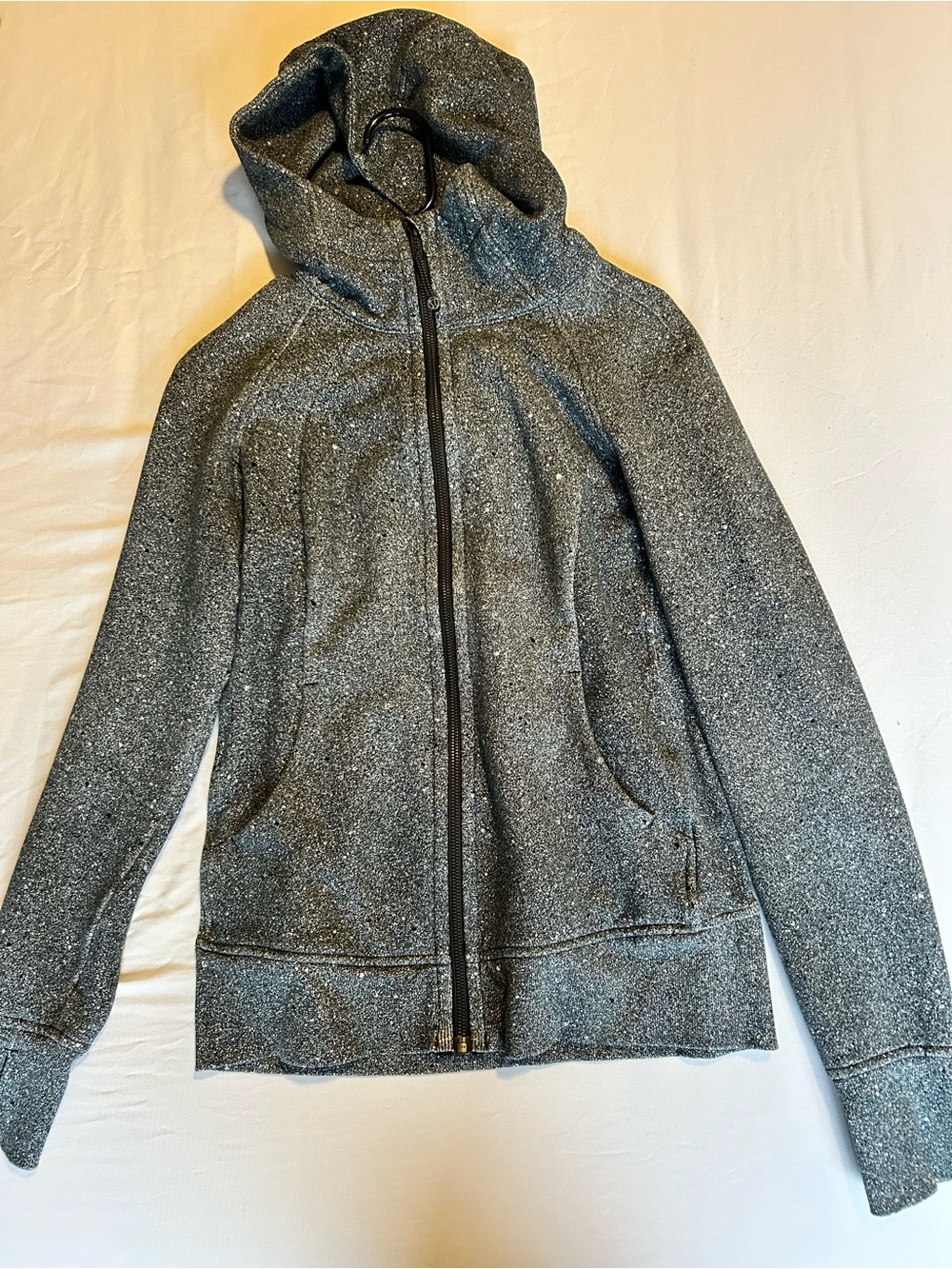 lululemon athletica Speckled Charcoal Full-Zip Hoodie